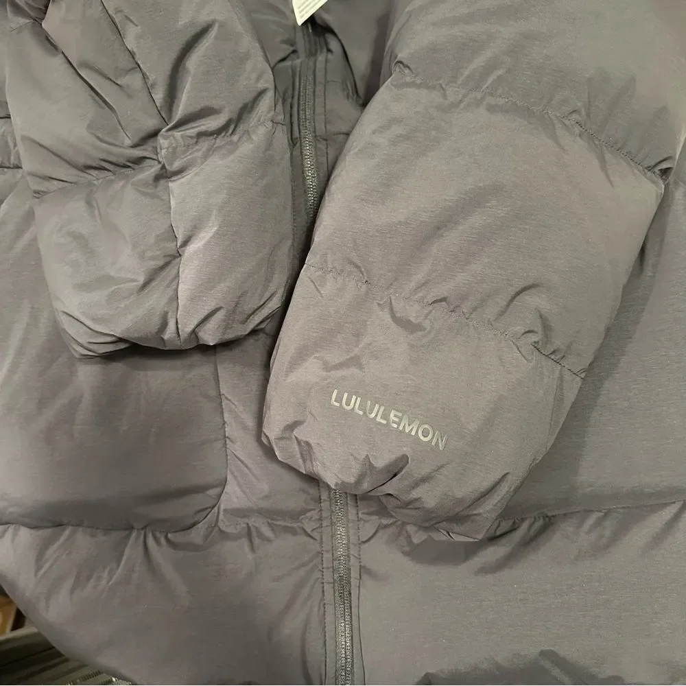NWT XS Lululemon Cinch-Waist 600 Down Fill Puffer Relaxed Fit - Black